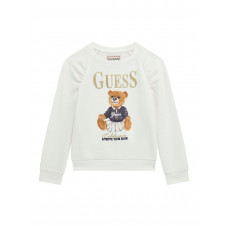 Guess Бяла спортна блуза момиче