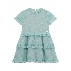 Guess Синя рокля с къс ръкав момиче