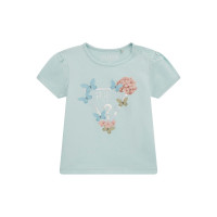 Guess Синя тениска с къс ръкав бебе момиче