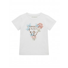 Guess Бяла тениска с къс ръкав момиче