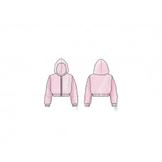 Guess Розово спортно горнище момиче