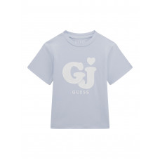 Guess Синя тениска с къс ръкав момиче