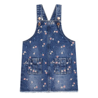 Guess Дънков сукман с бродерия момиче