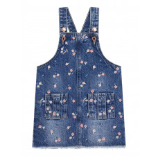 Guess Дънков сукман с бродерия момиче