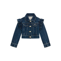 Guess Дънково яке с къдрички момиче