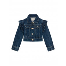 Guess Дънково яке с къдрички момиче