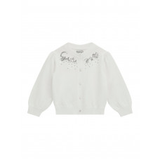 Guess Бяла жилетка с дълъг ръкав момиче