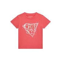 Guess Розова тениска с къс ръкав момиче