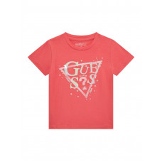 Guess Розова тениска с къс ръкав момиче