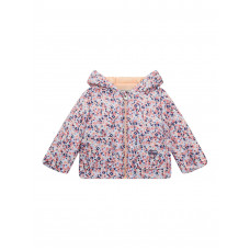 Guess Зелено подпланено яке с дълъг ръкав с качулка бебе момиче