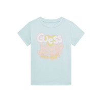 Guess Синя тениска с къс ръкав момиче