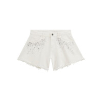 Guess Бели къси дънкови панталонки момиче