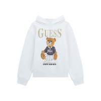 Guess Бяло  спортно горнище  с качулка момиче