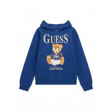 Guess Синьо спортно горнище с качулка момиче