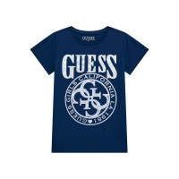 Guess Синя тениска с къс ръкав момиче