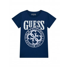 Guess Синя тениска с къс ръкав момиче
