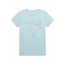 Guess Синя тениска с къс ръкав момиче