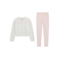 Guess Бял комплект от 2 части момиче