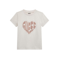 Guess Бяла тениска с къс ръкав момиче