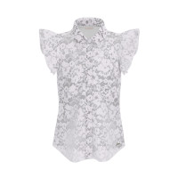 Guess Бяла официална риза момиче