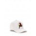 Guess Бяла бейзболна шапка унисекс
