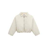 Guess Бяло подпланено оверсайз яке момиче