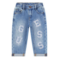 Guess Син дънков панталон с букви момче