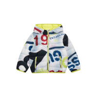 Guess Многоцветно подпланено яке  с качулка момче