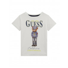 Guess Бяла тениска с къс ръкав момче