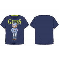Guess Синя тениска с къс ръкав момче