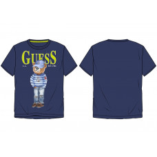 Guess Синя тениска с къс ръкав момче