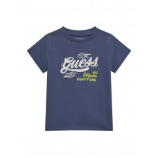 Guess Синя тениска с къс ръкав момче