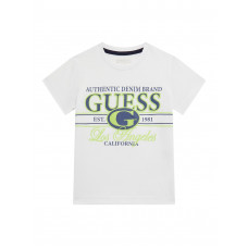 Guess Бяла тениска с къс ръкав момче