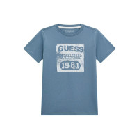 Guess Синя тениска с къс ръкав момче