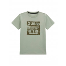 Guess Зелена тениска с къс ръкав момче