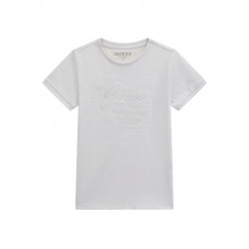 Guess Бяла тениска  с къс ръкав момче