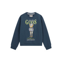Guess Синя блуза с дълъг ръкав момче