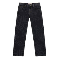 Guess Черени дънки оверсайз момче