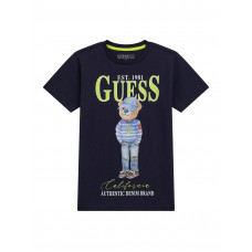 Guess Синя тениска с къс ръкав момче