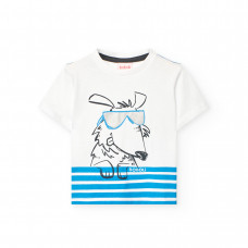 Boboli Памучна тениска basic Унисекс