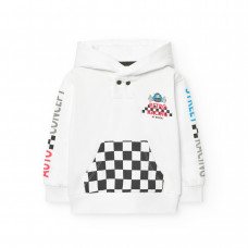 Boboli Суичър от полар с качулка Унисекс