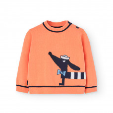 Boboli Пуловер от трикотаж Бебе момче