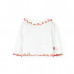 Boboli Бял памучен комплект 2 части Бебе момиче