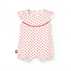 Boboli Памучен гащеризон с принт Унисекс