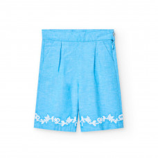 Boboli Двуцветен ленен панталон Унисекс