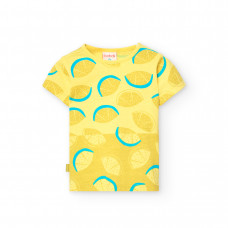 Boboli Памучна тениска basic Бебе момиче