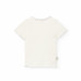 Boboli Бяла памучна тениска Бебе момиче