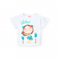 Boboli Памучна тениска Бебе момиче