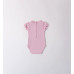 iDO Mini Розово боди с къс ръкав за бебе момиче