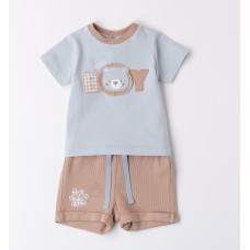 iDO Mini Летен сет от две части'' SUPER BOY'' за бебе момче